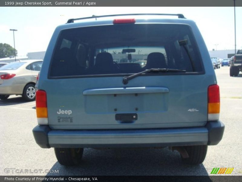 Gunmetal Pearl / Agate 1999 Jeep Cherokee Sport
