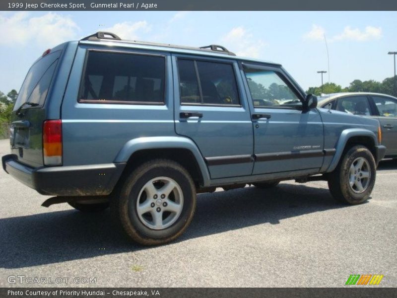 Gunmetal Pearl / Agate 1999 Jeep Cherokee Sport