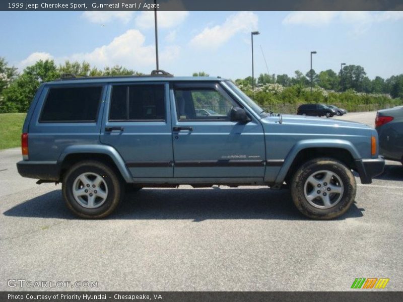 Gunmetal Pearl / Agate 1999 Jeep Cherokee Sport