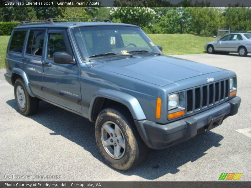 Gunmetal Pearl / Agate 1999 Jeep Cherokee Sport