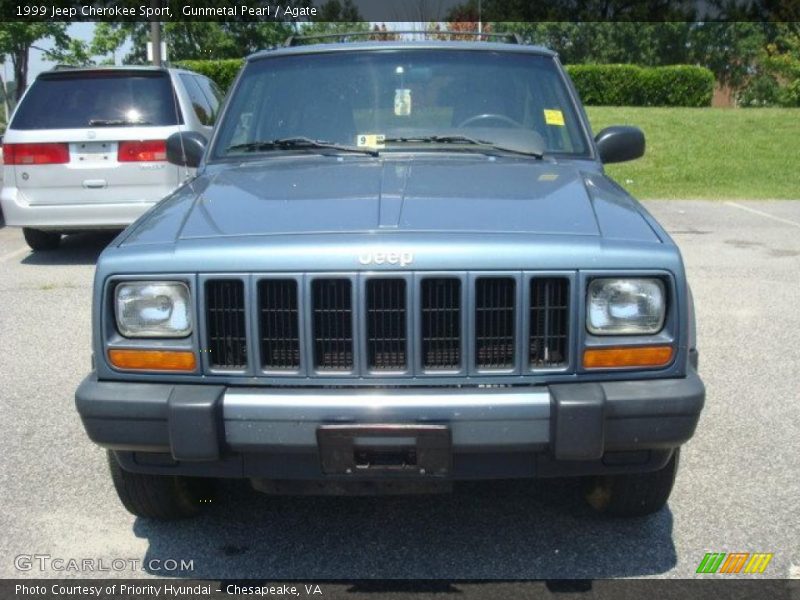 Gunmetal Pearl / Agate 1999 Jeep Cherokee Sport