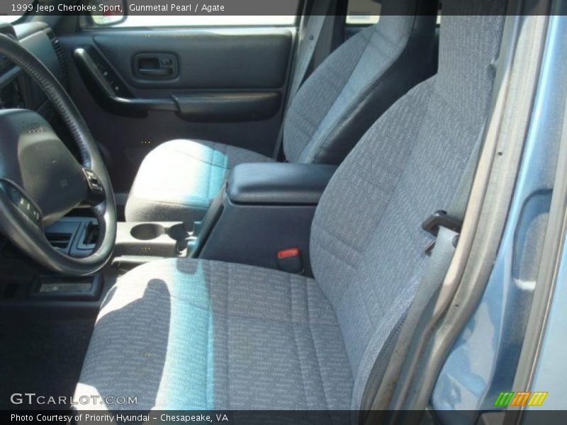 Gunmetal Pearl / Agate 1999 Jeep Cherokee Sport