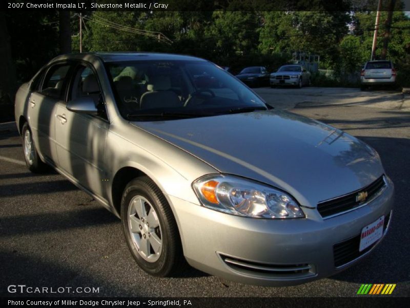 Silverstone Metallic / Gray 2007 Chevrolet Impala LT