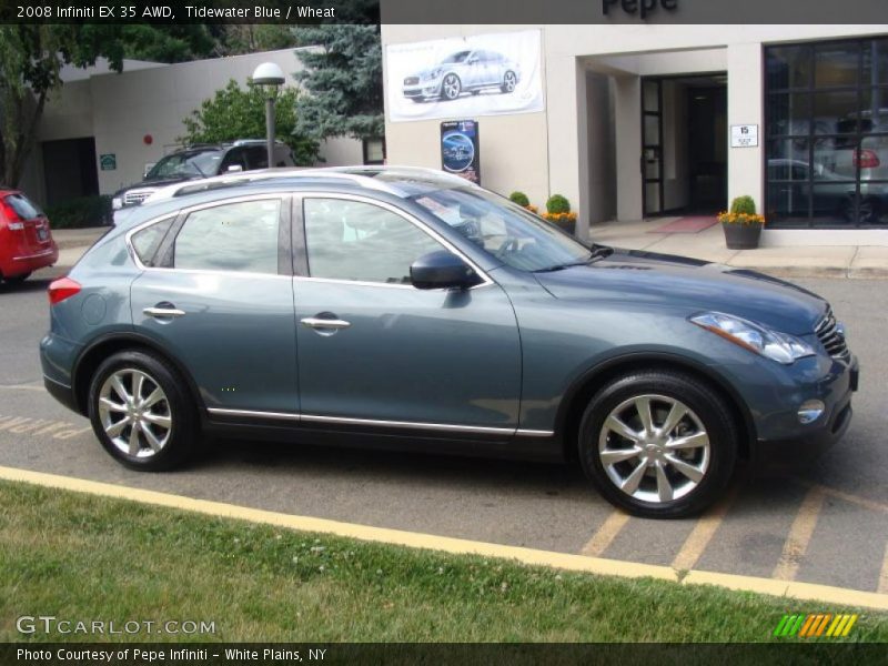 Tidewater Blue / Wheat 2008 Infiniti EX 35 AWD