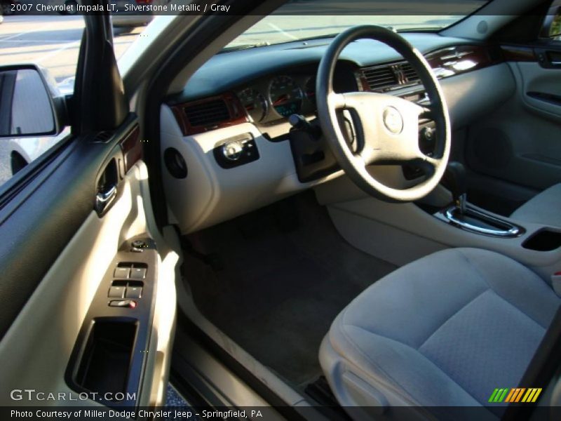 Silverstone Metallic / Gray 2007 Chevrolet Impala LT