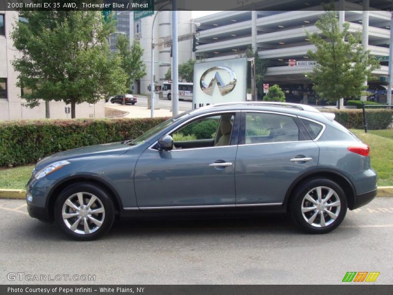 Tidewater Blue / Wheat 2008 Infiniti EX 35 AWD