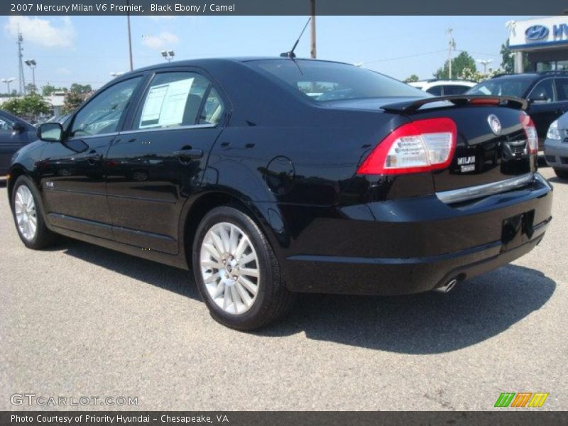 Black Ebony / Camel 2007 Mercury Milan V6 Premier