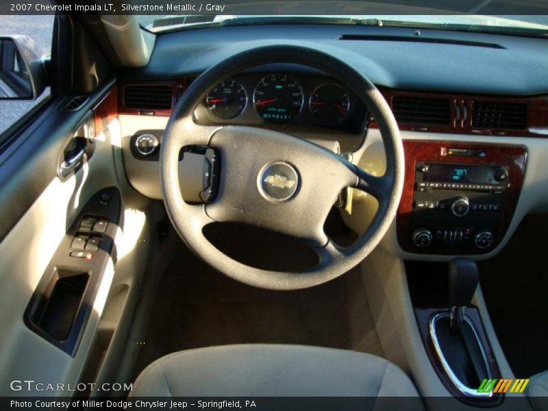 Silverstone Metallic / Gray 2007 Chevrolet Impala LT