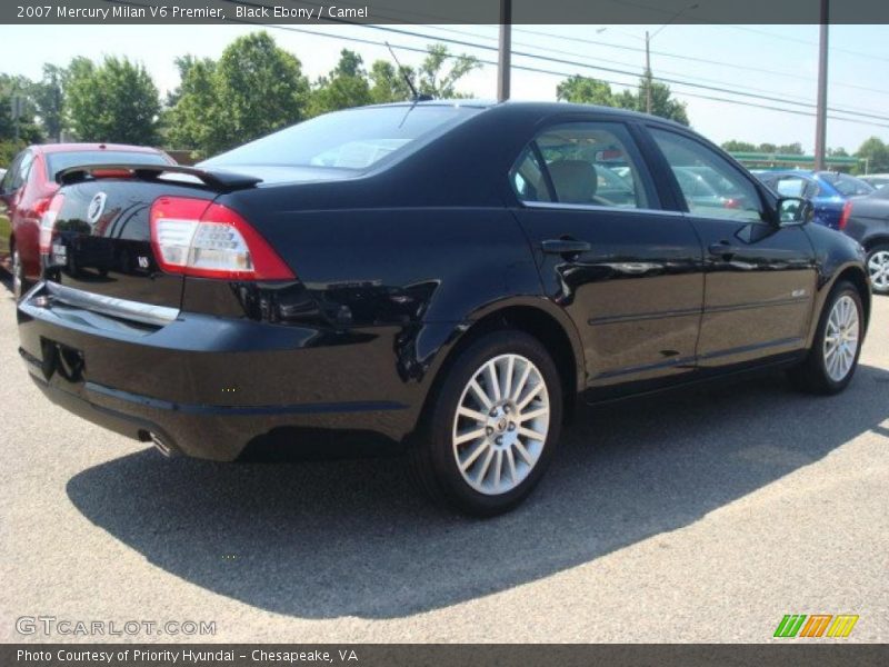 Black Ebony / Camel 2007 Mercury Milan V6 Premier