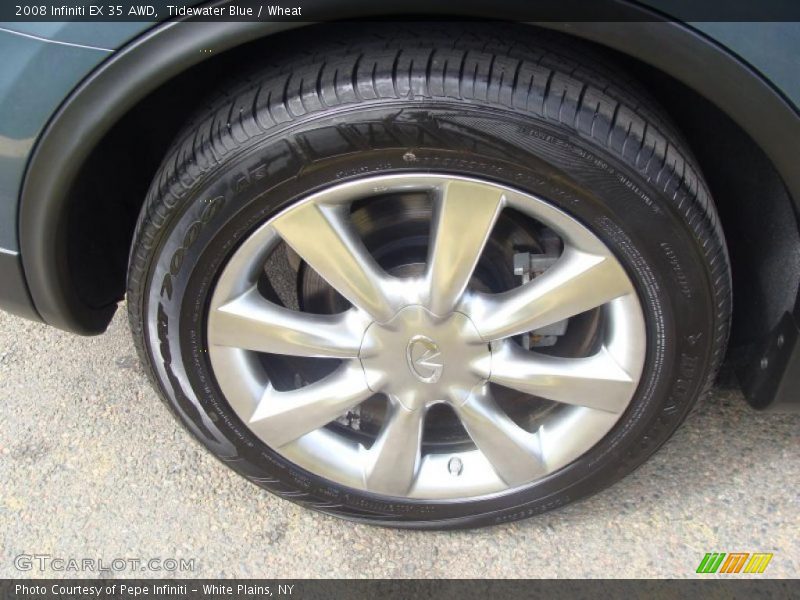 Tidewater Blue / Wheat 2008 Infiniti EX 35 AWD