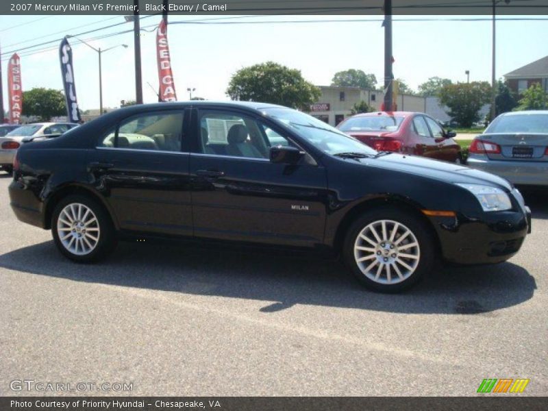Black Ebony / Camel 2007 Mercury Milan V6 Premier
