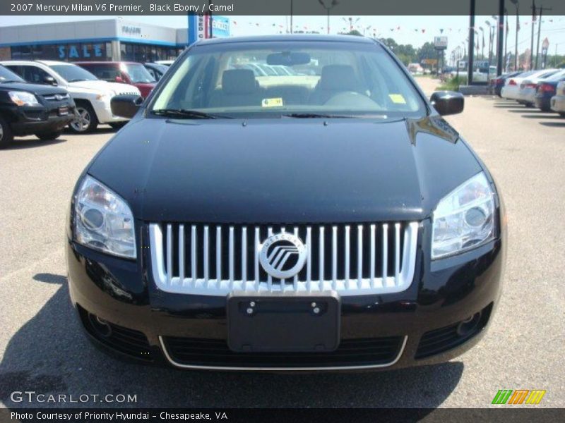 Black Ebony / Camel 2007 Mercury Milan V6 Premier