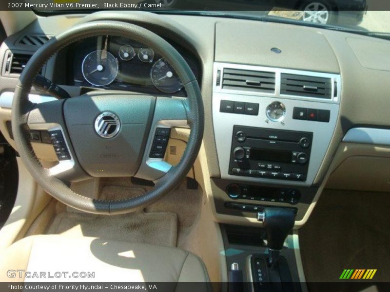 Black Ebony / Camel 2007 Mercury Milan V6 Premier