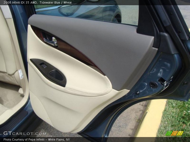 Tidewater Blue / Wheat 2008 Infiniti EX 35 AWD