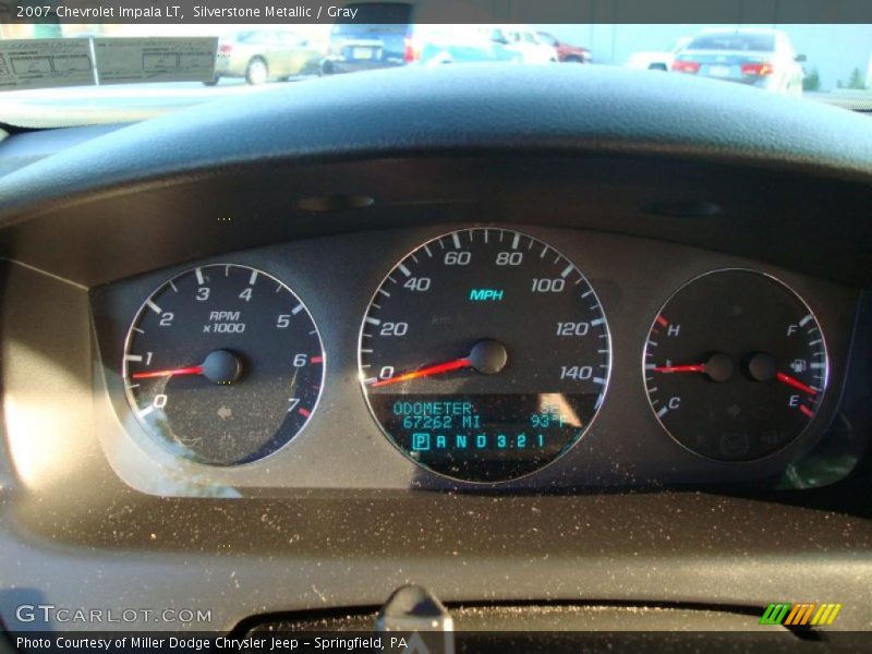 Silverstone Metallic / Gray 2007 Chevrolet Impala LT