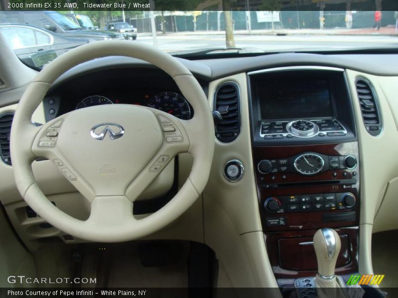 Tidewater Blue / Wheat 2008 Infiniti EX 35 AWD