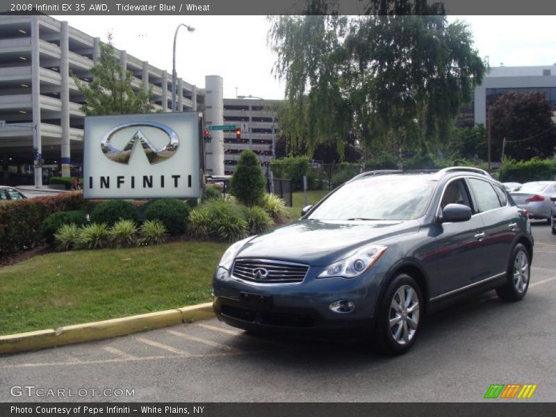 Tidewater Blue / Wheat 2008 Infiniti EX 35 AWD
