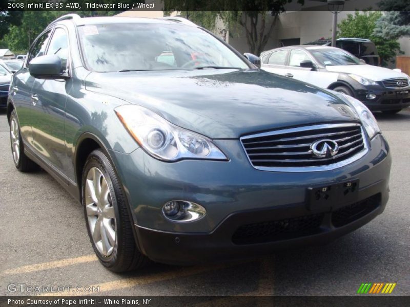 Tidewater Blue / Wheat 2008 Infiniti EX 35 AWD