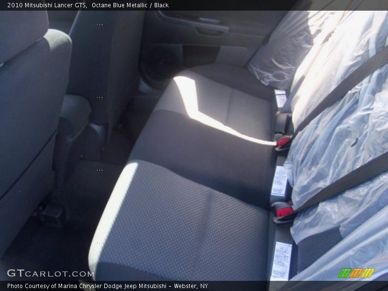 Octane Blue Metallic / Black 2010 Mitsubishi Lancer GTS