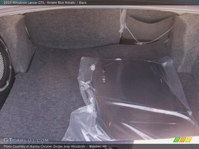 Octane Blue Metallic / Black 2010 Mitsubishi Lancer GTS