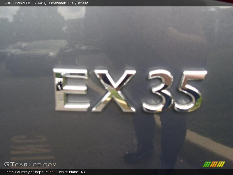 Tidewater Blue / Wheat 2008 Infiniti EX 35 AWD