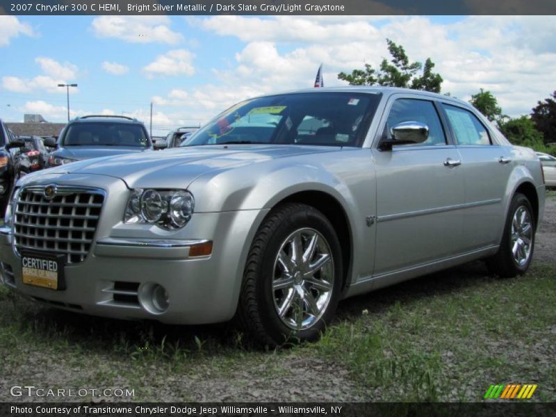 Bright Silver Metallic / Dark Slate Gray/Light Graystone 2007 Chrysler 300 C HEMI