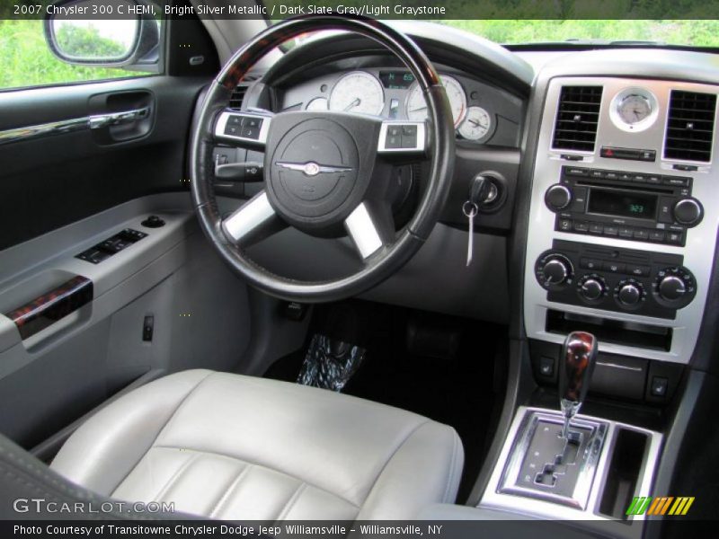 Bright Silver Metallic / Dark Slate Gray/Light Graystone 2007 Chrysler 300 C HEMI