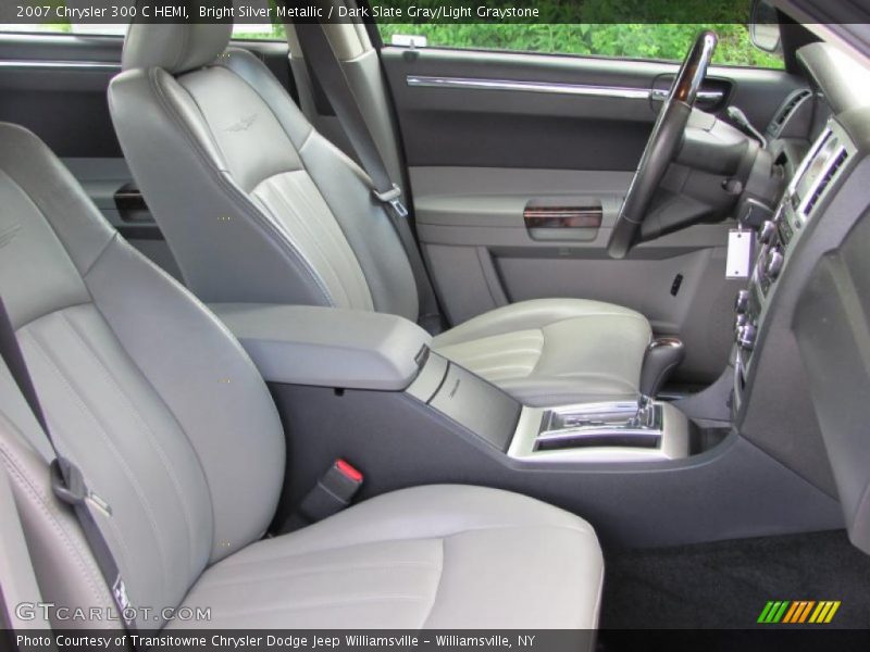 Bright Silver Metallic / Dark Slate Gray/Light Graystone 2007 Chrysler 300 C HEMI