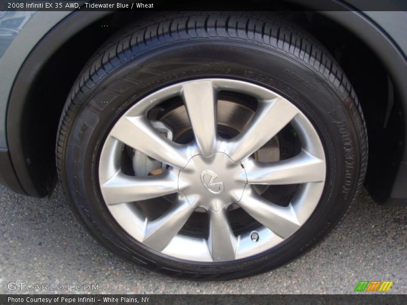 Tidewater Blue / Wheat 2008 Infiniti EX 35 AWD