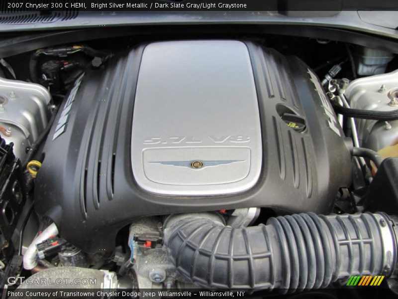 Bright Silver Metallic / Dark Slate Gray/Light Graystone 2007 Chrysler 300 C HEMI