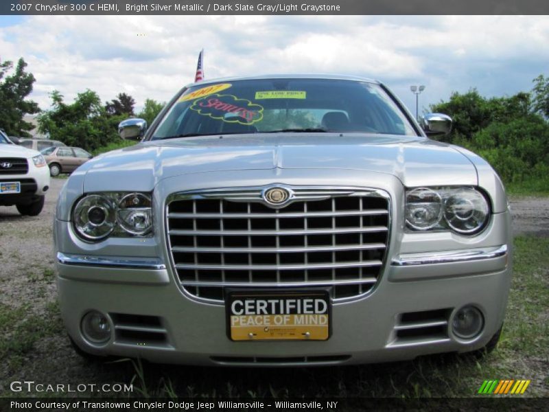 Bright Silver Metallic / Dark Slate Gray/Light Graystone 2007 Chrysler 300 C HEMI