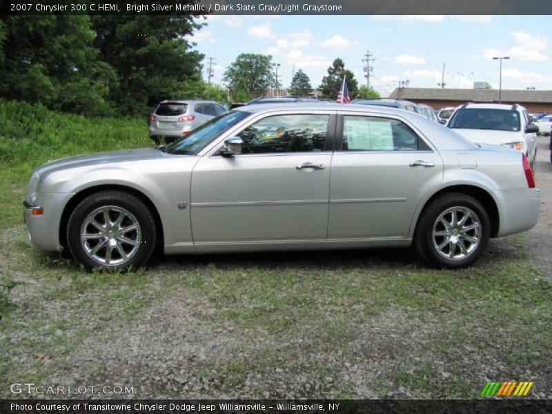 Bright Silver Metallic / Dark Slate Gray/Light Graystone 2007 Chrysler 300 C HEMI