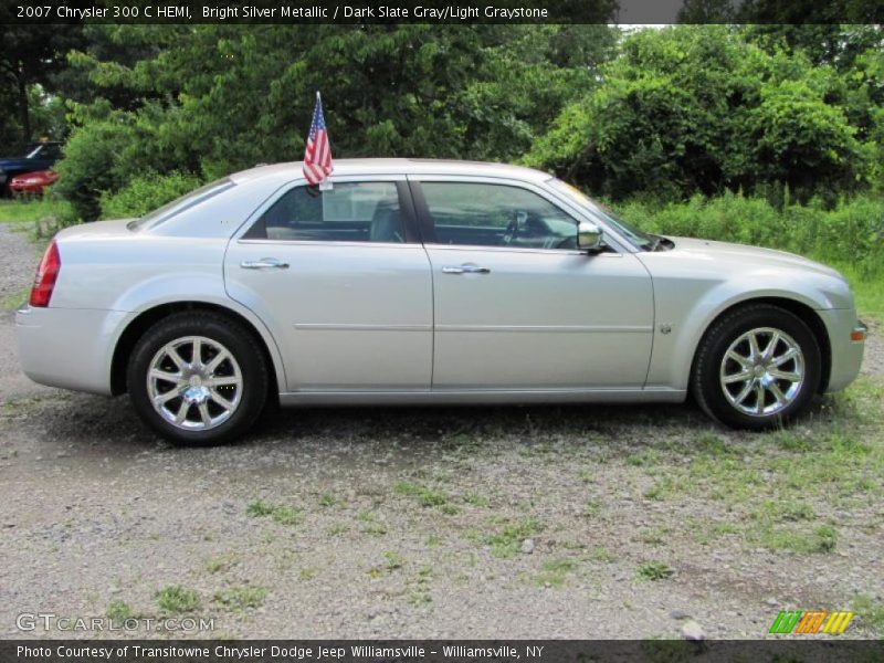 Bright Silver Metallic / Dark Slate Gray/Light Graystone 2007 Chrysler 300 C HEMI