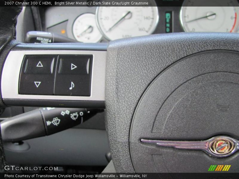 Bright Silver Metallic / Dark Slate Gray/Light Graystone 2007 Chrysler 300 C HEMI