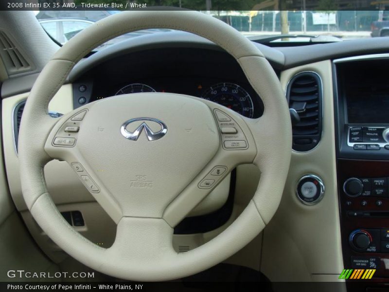 Tidewater Blue / Wheat 2008 Infiniti EX 35 AWD