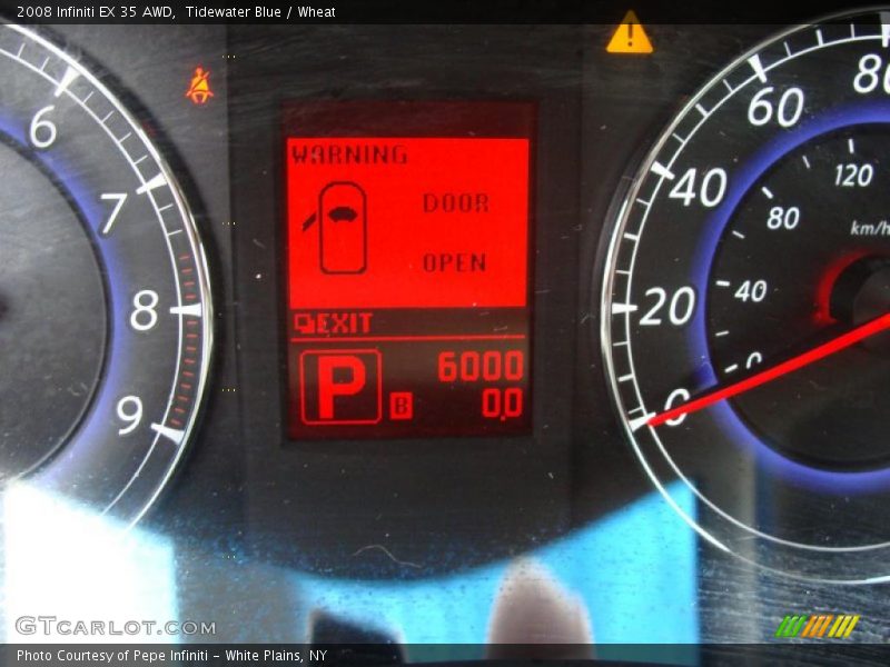 Tidewater Blue / Wheat 2008 Infiniti EX 35 AWD