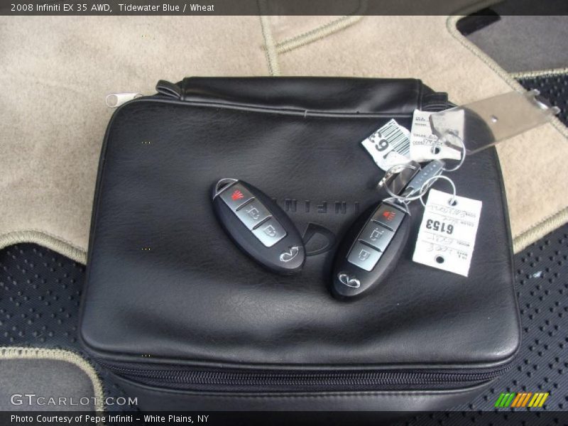 Tidewater Blue / Wheat 2008 Infiniti EX 35 AWD
