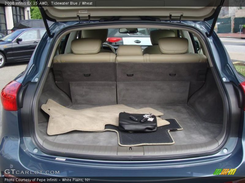 Tidewater Blue / Wheat 2008 Infiniti EX 35 AWD