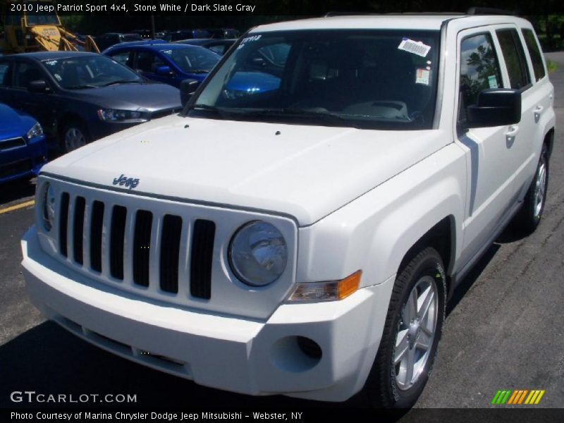 Stone White / Dark Slate Gray 2010 Jeep Patriot Sport 4x4