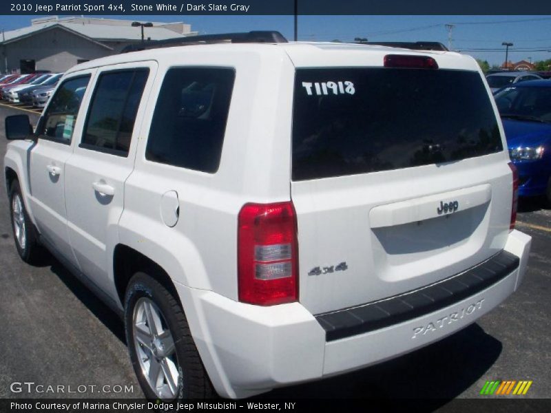 Stone White / Dark Slate Gray 2010 Jeep Patriot Sport 4x4