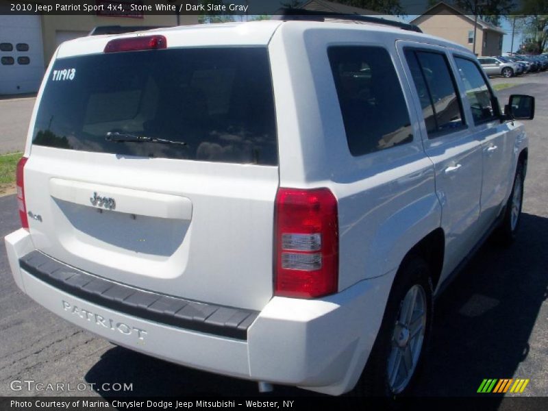 Stone White / Dark Slate Gray 2010 Jeep Patriot Sport 4x4