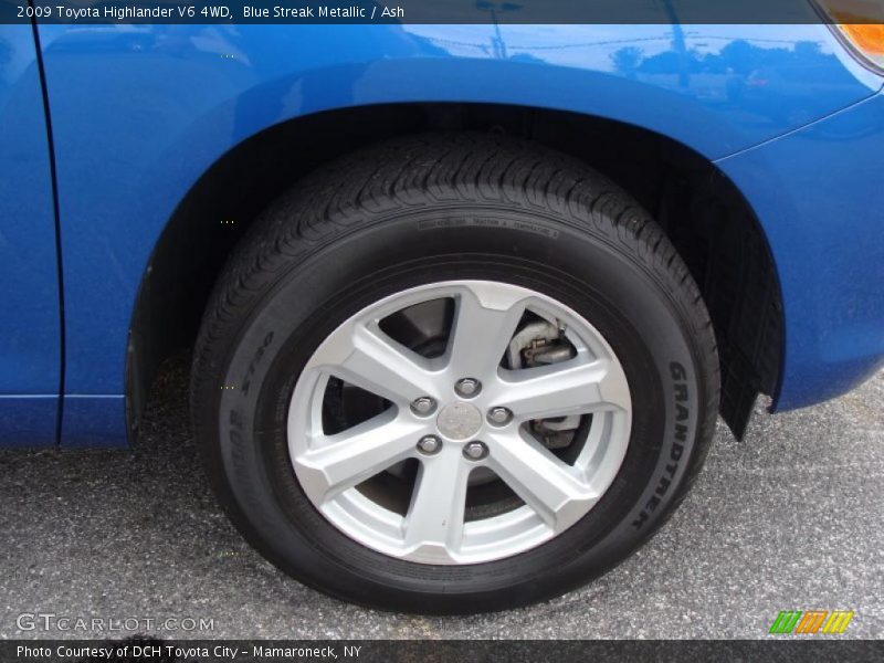 Blue Streak Metallic / Ash 2009 Toyota Highlander V6 4WD