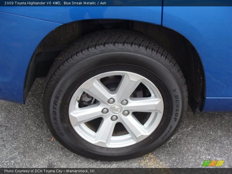 Blue Streak Metallic / Ash 2009 Toyota Highlander V6 4WD