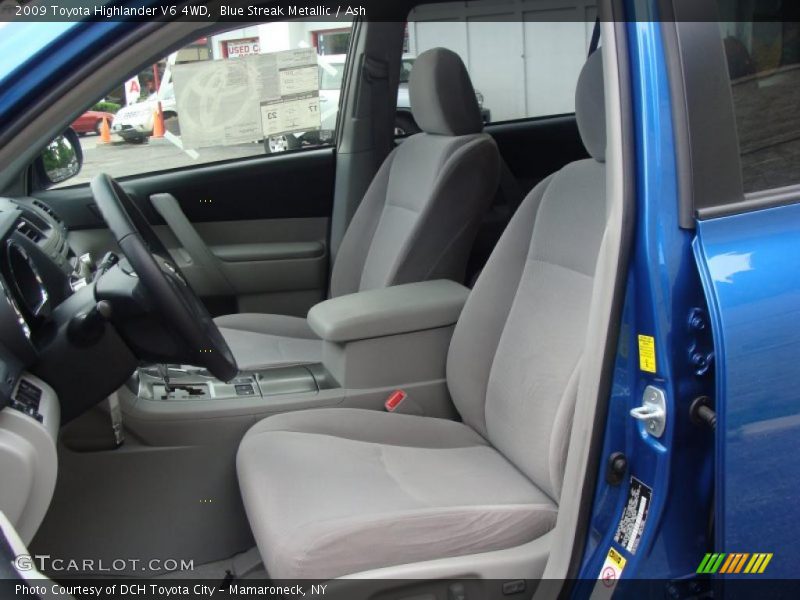 Blue Streak Metallic / Ash 2009 Toyota Highlander V6 4WD