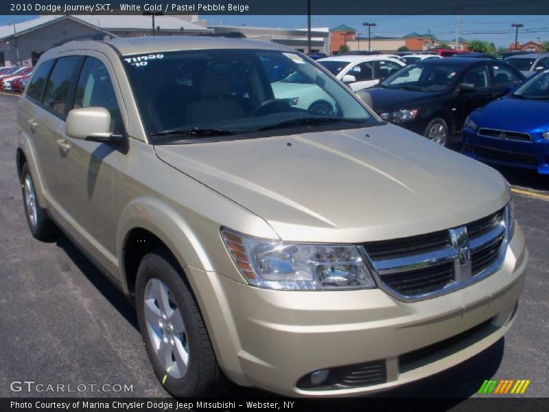 White Gold / Pastel Pebble Beige 2010 Dodge Journey SXT