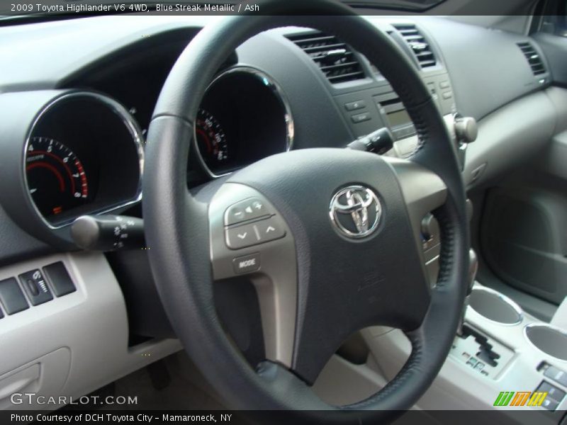 Blue Streak Metallic / Ash 2009 Toyota Highlander V6 4WD