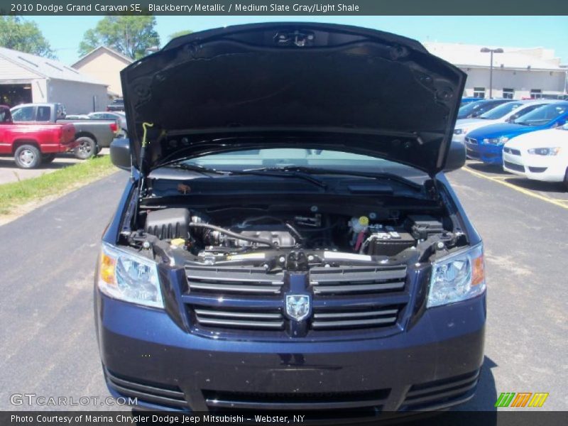 Blackberry Metallic / Medium Slate Gray/Light Shale 2010 Dodge Grand Caravan SE