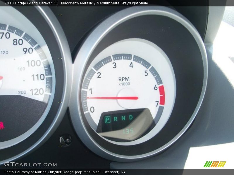 Blackberry Metallic / Medium Slate Gray/Light Shale 2010 Dodge Grand Caravan SE