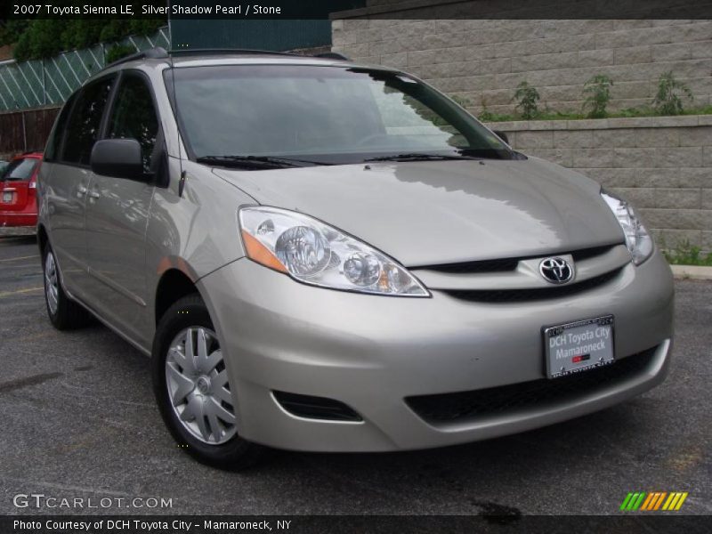 Silver Shadow Pearl / Stone 2007 Toyota Sienna LE