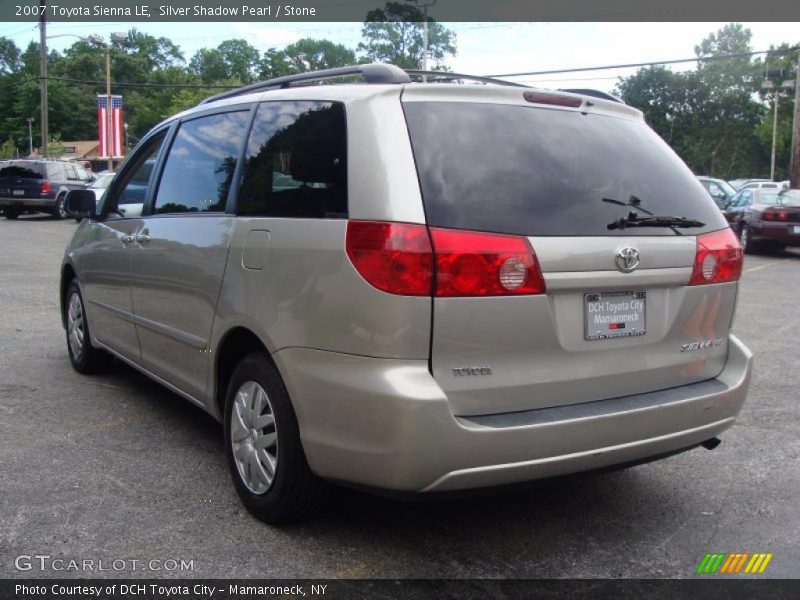 Silver Shadow Pearl / Stone 2007 Toyota Sienna LE